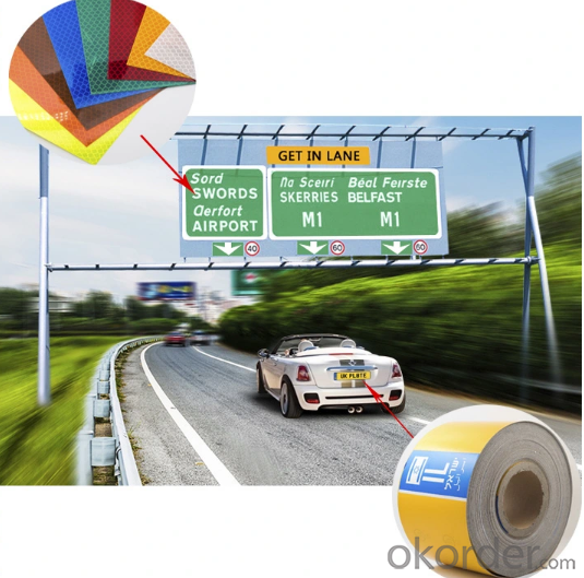 Car License Plate Grade Reflective Sheeting for Brazil, Russia, Africa