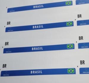 Car License Plate Grade Reflective Sheeting for Brazil