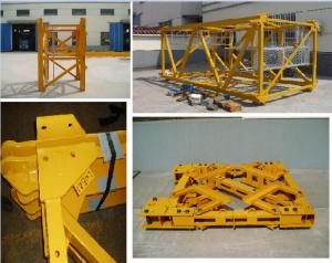 Famous Brand Tower Crane Spare Parts: Mast Section, Base Anchorage, Climbing Cage, Tie-in Frame
