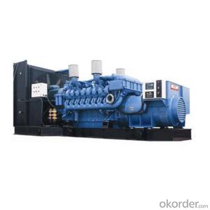 Open Type MTU Diesel Generating Set for Factory Use