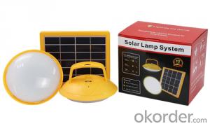 Portable Solar LED Lighting Home System with Mobile Phone Charger