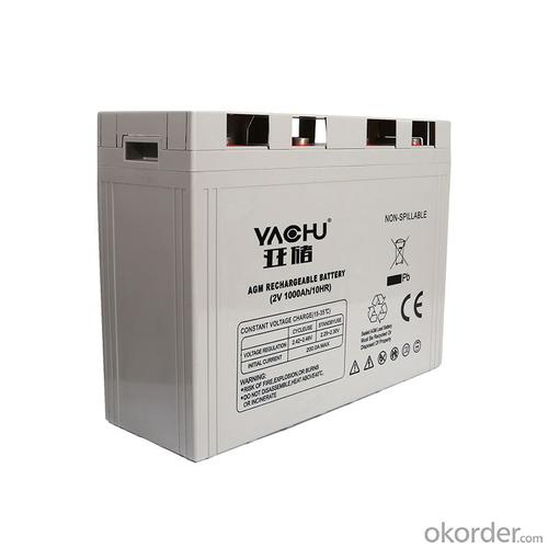 2V 1000ah lead acid battery valve regulated lead acid battery System 1