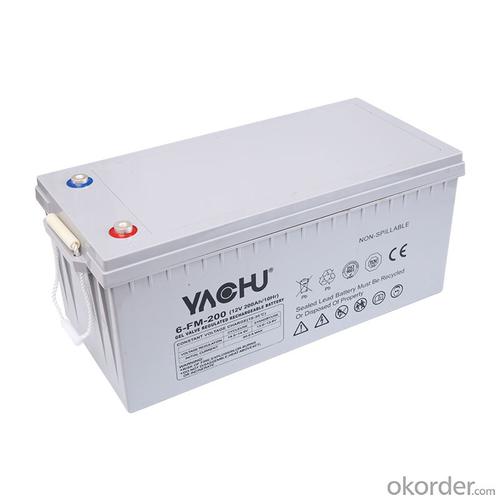 Lead Acid AGM Battery 12V200AH  Rechargeable Storage Maintenance free System 1