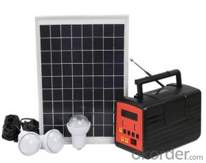 Multifunctional Solar Home Lighting Energy System Generator with LED Bulbs