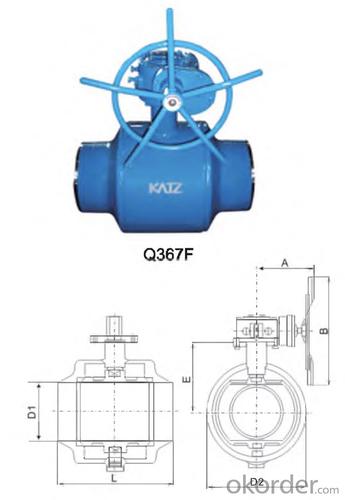 Ball Valve ; Fully Welding Ball Valve ；  Fully Welding System 1