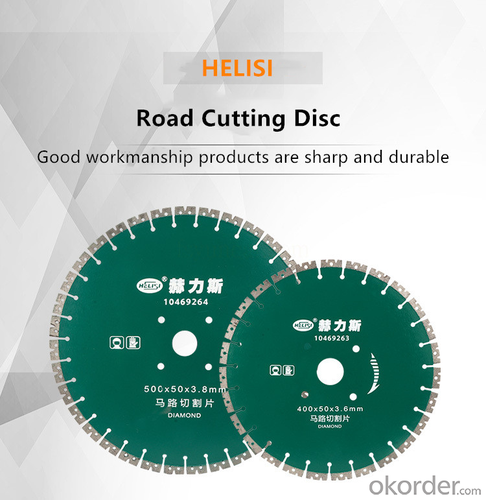 400mm and 500mm Concrete Asphalt Diamond Saw Blade Cutting Disc For Asphalt Road System 1