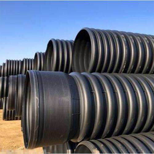 HDPE Winding Structure Wall Pipe Polyethylene Plastic Pipe System 1