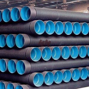 Double Wall Corrugated PE Pipe Plastic Pipe for Water Supply