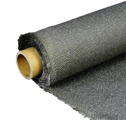 High Temperature Graphite Coated Fiberglass Fabric Heat Resistant Glass Cloth with Ptfe Coating System 1