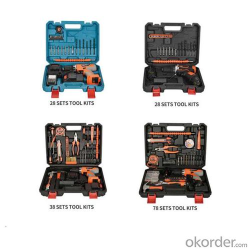 Portable Rechargeable  Electric Power Tool Kits Hand Tool Sets Repair Kit System 1