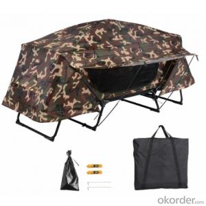 Folding Camping Tent with Sleeping Bed Portable tent above off the ground