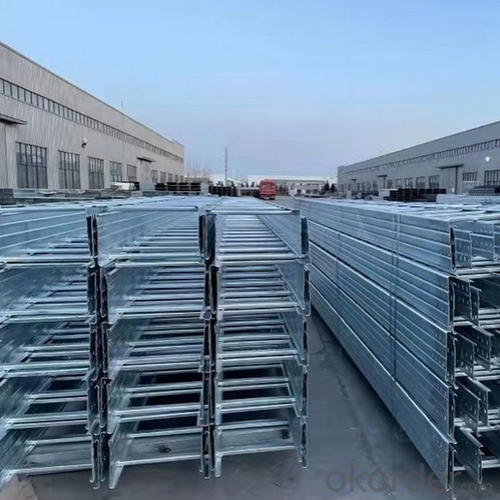 Hot dip galvanized ladder cable tray can be customized System 1
