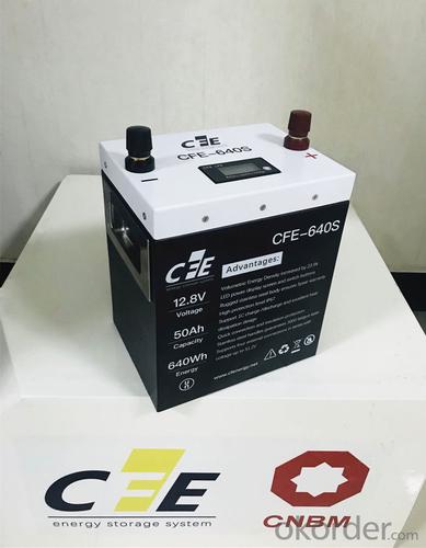 Lithium Battery 12.8V 50AH CFE Brand China Supplier System 1