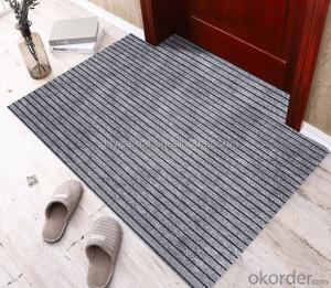 Water Absorbent Machine Washable Anti-slip 2 Piece PVC Kitchen Rug Mat Set