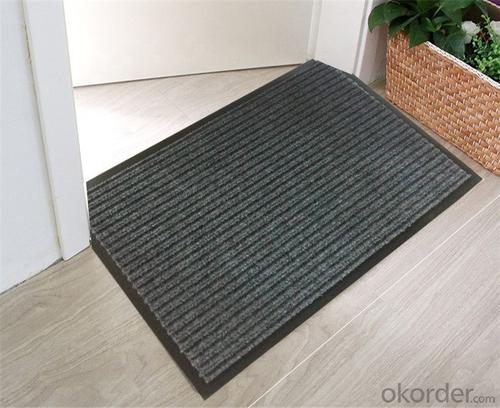 Single-ribbed Jaquard Carpet With PVC Backing Indoor Outdoor Carpets System 1