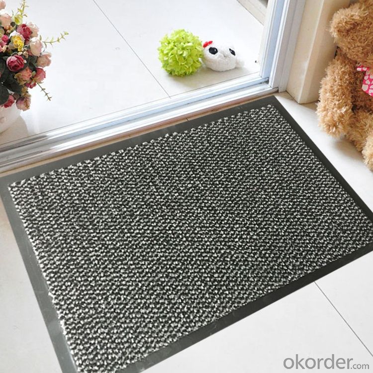 Cotton Door Mat with PVC Backing Home Indoor and Outdoor All Kind of Surfaces