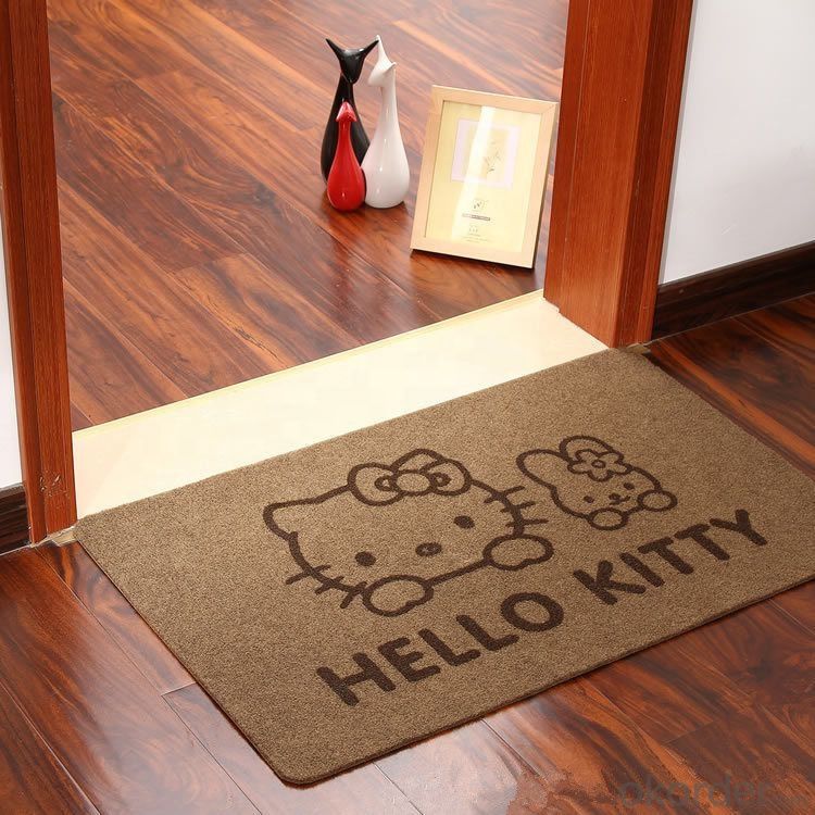 Screen Printed Door Mat With TPR Backing