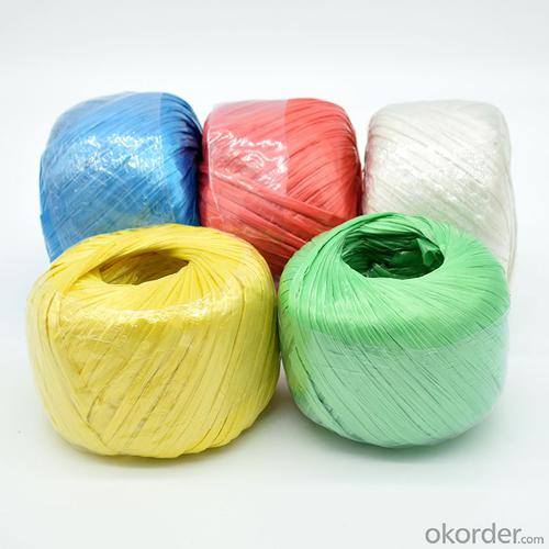 Straw ball rope standard 150g, about 120 meters long, mixed colors 5 packs System 1