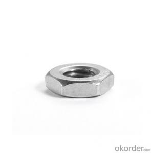 304 316 Stainless Steel Hex Thin Nut DIN439