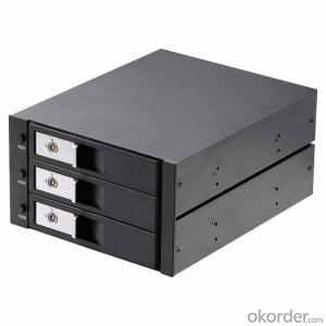 3.5in SATA Hdd mobile rack tray-less backplane hot swap optibay hdd enclosure