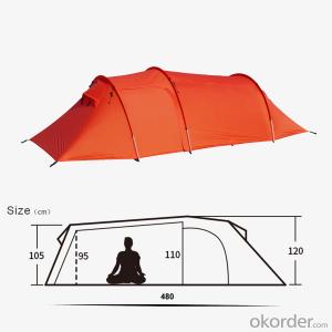 Outdoor Camping Ultralight Tunnel Tent Hiking Tent