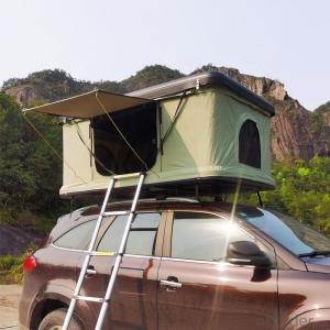 Auto Camping Aluminum Hard Shell Roof Top Tent For Camping With Free Ladder