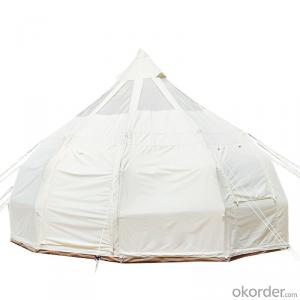 Factory price luxury bell tent glamping tent Indian outdoor camping resort bell tents