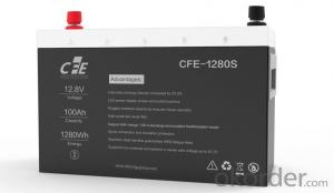 Deep Cycle Rechargeable Lithium ion Lifepo4 12V 100Ah Lithium Battery