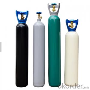 DOT Approval 30L/40L/43.3L/48.8L/50L High Pressure Nitrogen/Argon/CO2/ Oxygen Gas Cylinder
