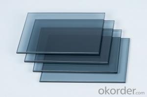 Float Glass for Building Euro Gray Tinted Glass