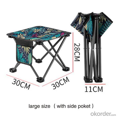 Folding Camping Stool Chair Fishing Stool System 1