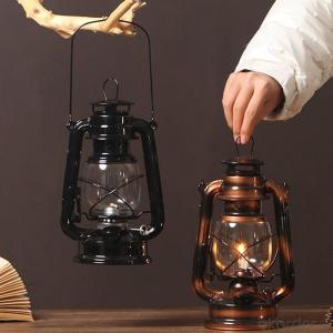 Small Kerosene Gas Oil Lamp Indoors Lantern