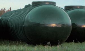 double layer structure design FRP Oil Storage Tank
