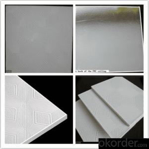Hot Sale High Quality PVC Laminated Gypsum Ceiling Tiles