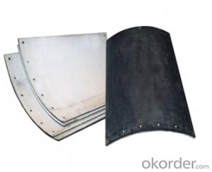 Portland® Split Rubber Coated Head Pulley Tile Plate