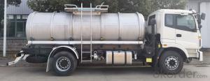 FOTON 10M3 Stainless Steel Liquid Transporter