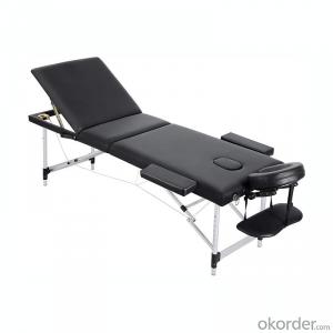Portable Beauty Table 3 Folding Massage Bed Aluminium Frame Lightweight