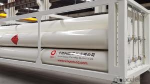 ADR/RID IMDG MEGC CNG He H2 Steel Tube Trailers Skid Storage Unit GTM