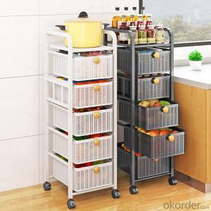 Drawer type Multifunctional Vegetable Kitchen Storage Rack