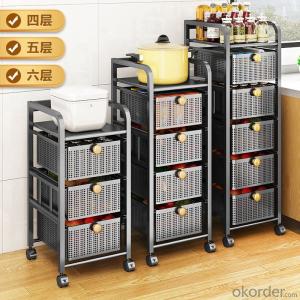 Drawer type Multifunctional Vegetable Kitchen Storage Rack