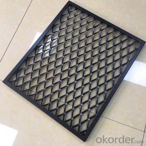 Aluminum Mesh with angles For Construction Decorative
