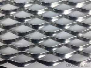 Aluminum Mesh with angles For Construction Decorative