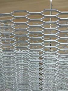Exterior fireproof decorative aluminum  expanded mesh panel