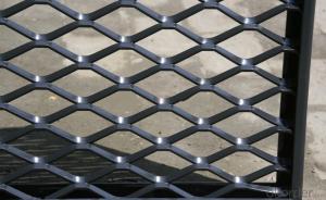 Exterior fireproof decorative aluminum  expanded mesh panel for facade decoration