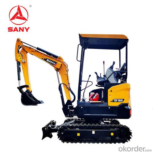 Sany Sy16c 1.75tons Mini Garden Hydraulic Excavator with Retractable Chassis Price for Sale System 1