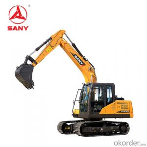 SANY SY135 13 ton excavator international sales bagger
