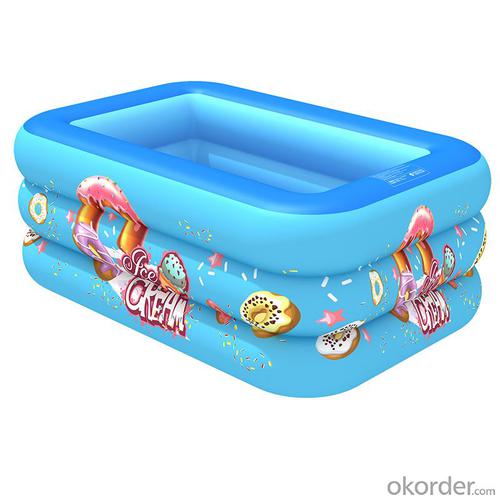 Square Inflatable Swimming Pool for Children System 1