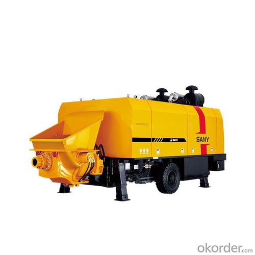 Sany HBT5008C-6Y 50m3 H Hydraulic System Concrete Diesel Trailer Mounted Pump System 1