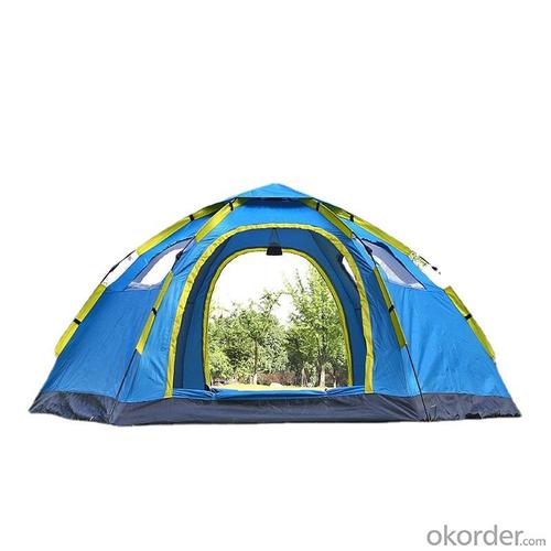 Hexagon automatic quick-open tent for 5~8 people camping in Oxford System 1