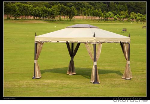 Outdoor Awning Courtyard Outdoor Four-legged Gazebo Large Roman Tent Umbrella System 1